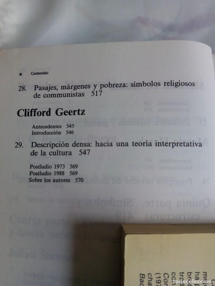 Libros de segunda mano: ANTROPOLOG&Iacute;A. LECTURAS / PAUL BOHANNAN, MARK GLAZER - Foto 10