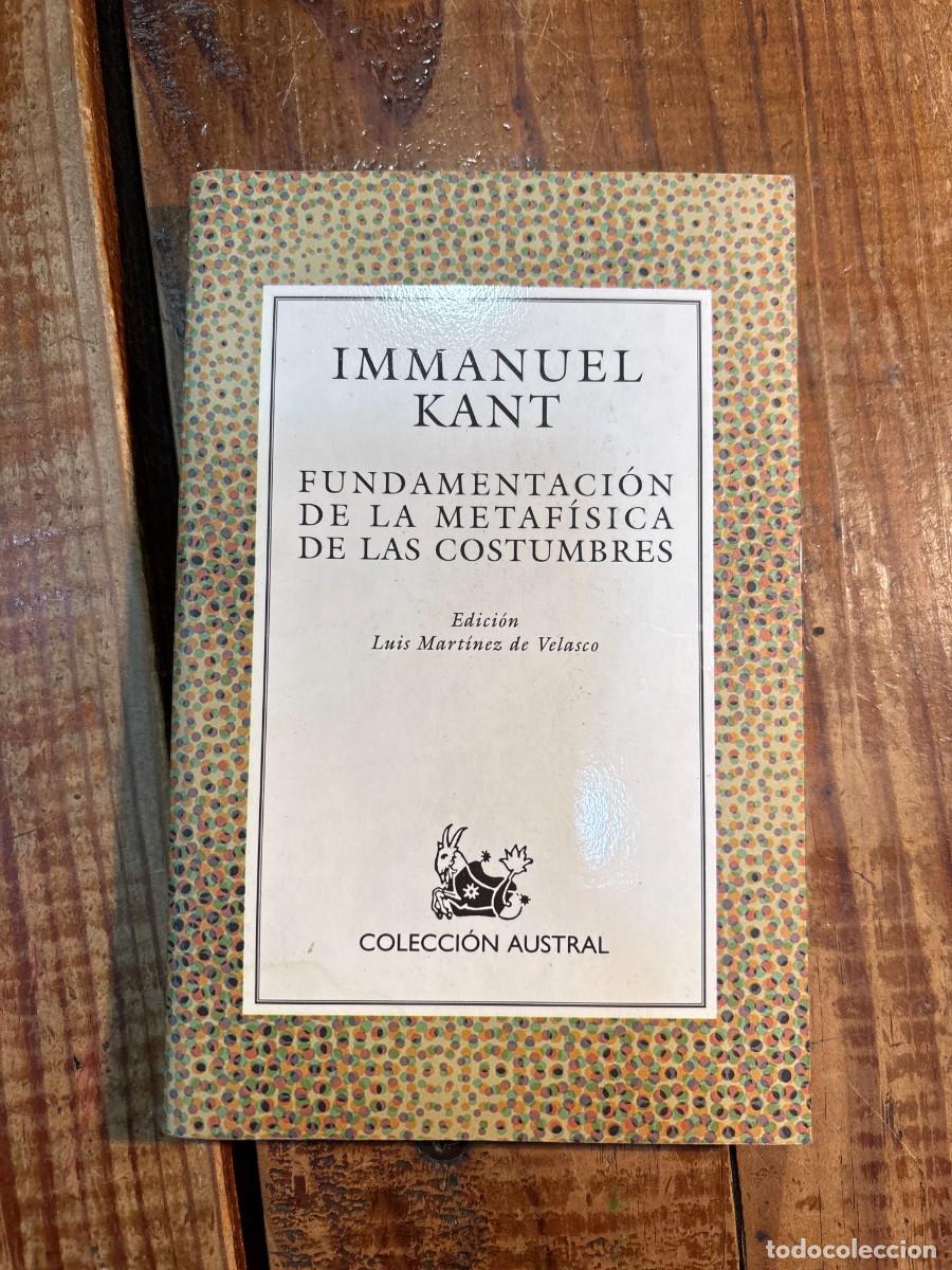 Libros de segunda mano: Fundamentacion de la metafisica de las costumbres - Foto 1