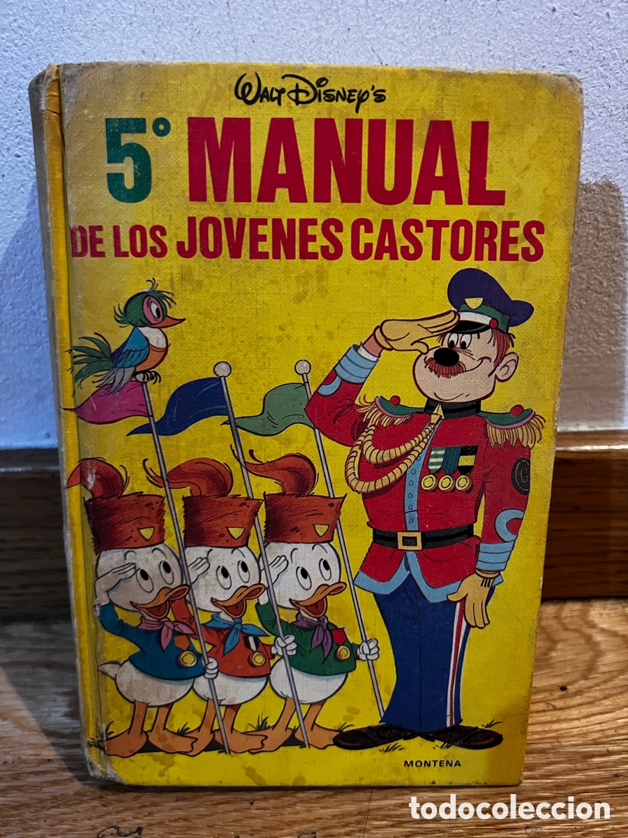 Libros de segunda mano: 5&deg; MANUAL DE LOS JOVENES CASTORES Walt Disney - Foto 1