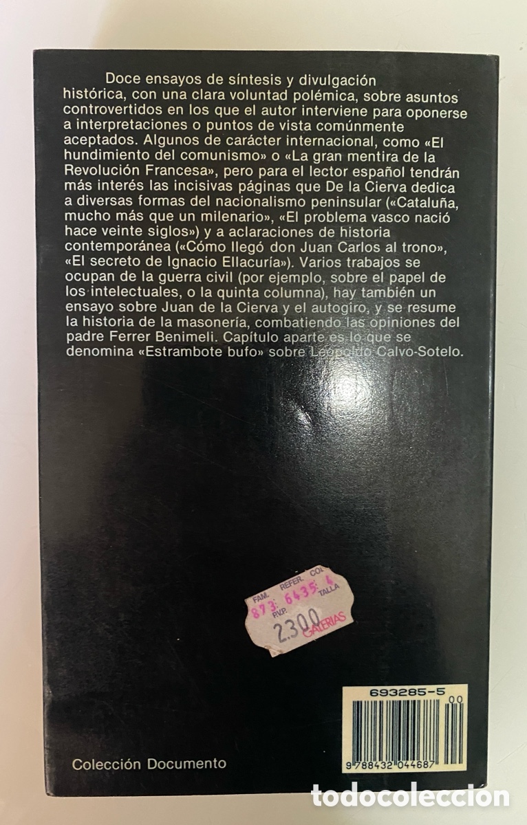 Libros de segunda mano: Misterios de la Historia - CIERVA, Ricardo de la - Foto 2