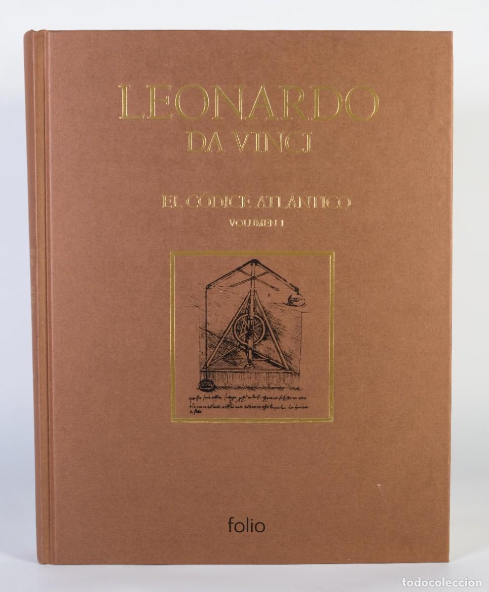 Libros de segunda mano: Leonardo Da Vinci, El c&oacute;dice Atl&aacute;ntio - Volumen 1, l&aacute;minas 1-72 - Ediciones Folio 2007 - Foto 1