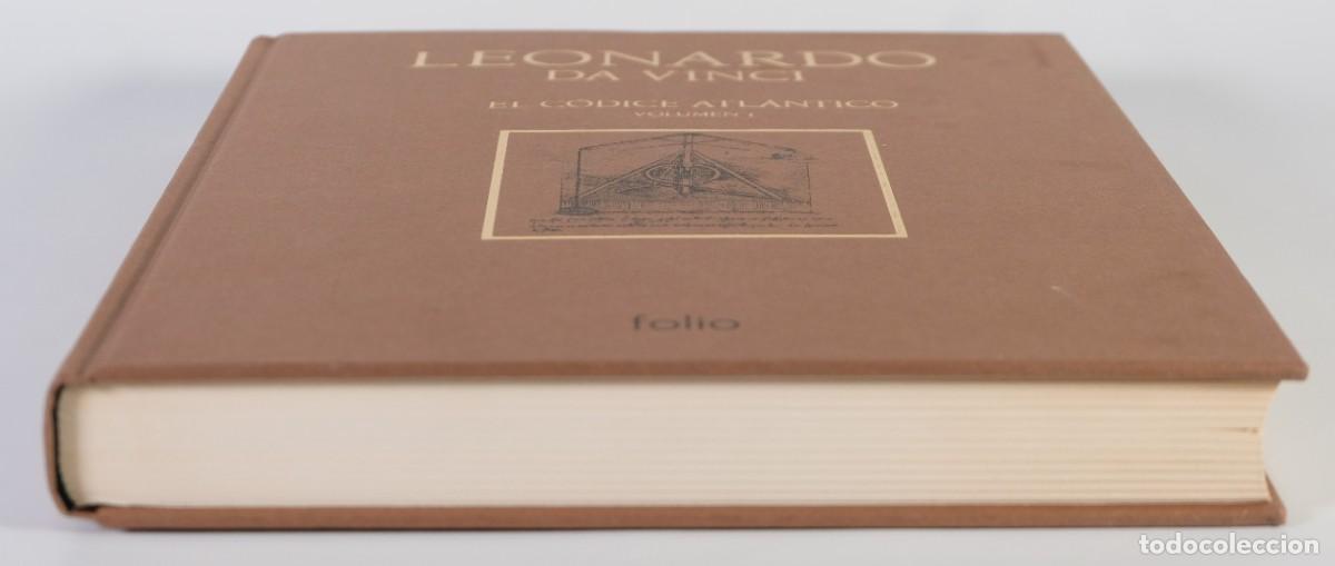 Libros de segunda mano: Leonardo Da Vinci, El c&oacute;dice Atl&aacute;ntio - Volumen 1, l&aacute;minas 1-72 - Ediciones Folio 2007 - Foto 4