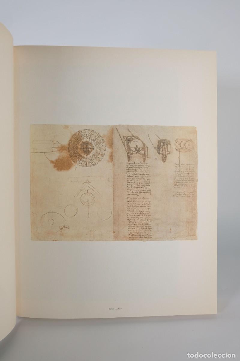 Libros de segunda mano: Leonardo Da Vinci, El c&oacute;dice Atl&aacute;ntio - Volumen 1, l&aacute;minas 1-72 - Ediciones Folio 2007 - Foto 7