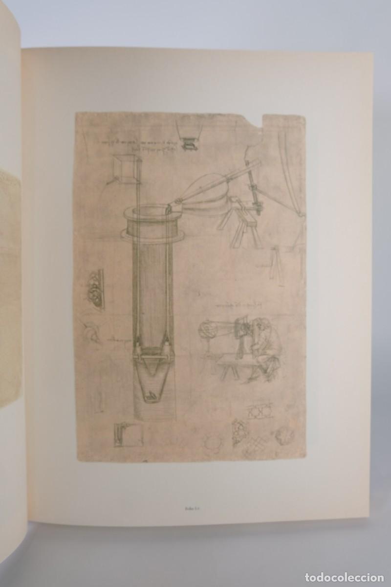 Libros de segunda mano: Leonardo Da Vinci, El c&oacute;dice Atl&aacute;ntio - Volumen 1, l&aacute;minas 1-72 - Ediciones Folio 2007 - Foto 9