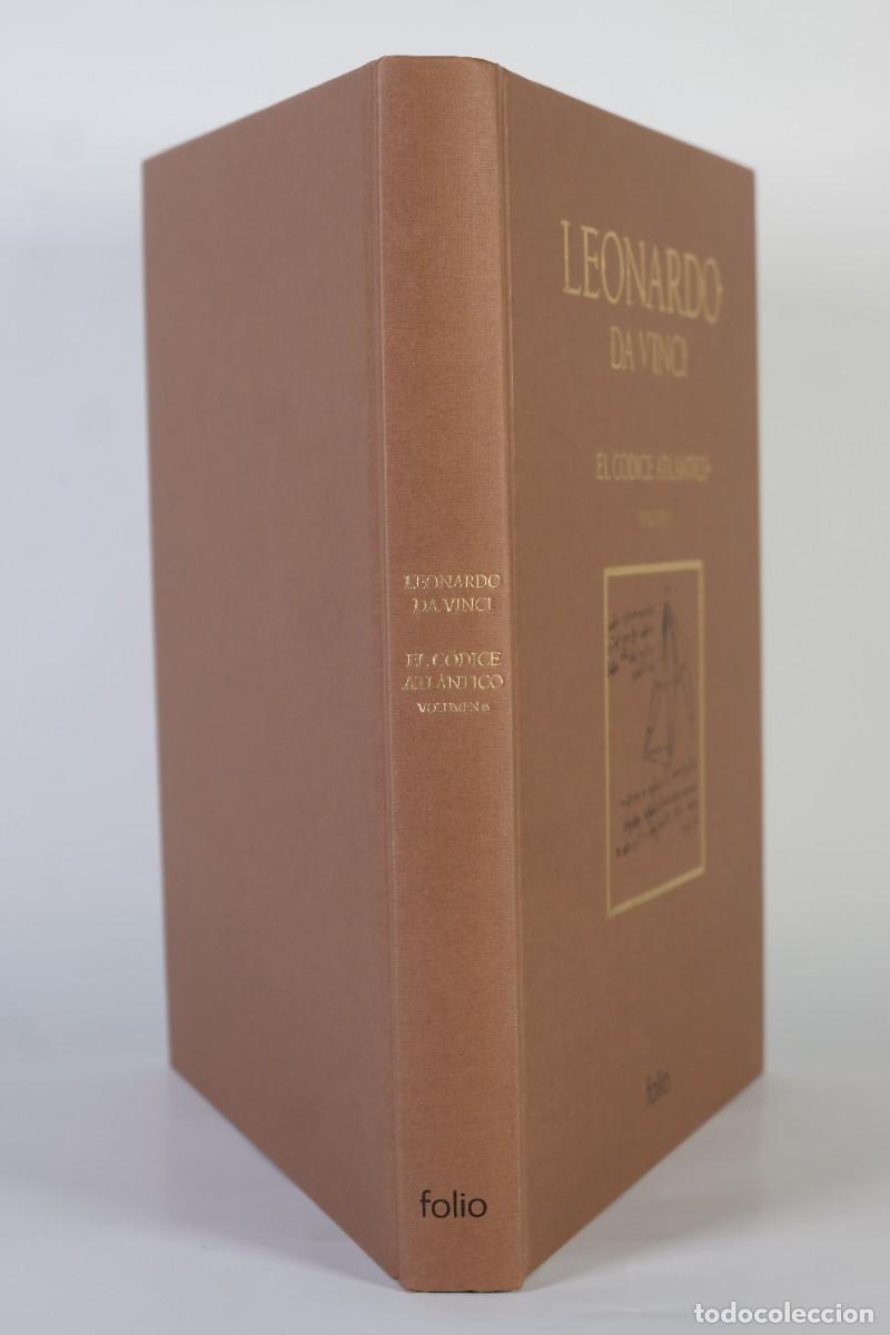 Libros de segunda mano: Leonardo Da Vinci, El c&oacute;dice atl&aacute;ntico - Volumen 6, l&aacute;minas 326-385 - Ediciones Folio, 2007 - Foto 3