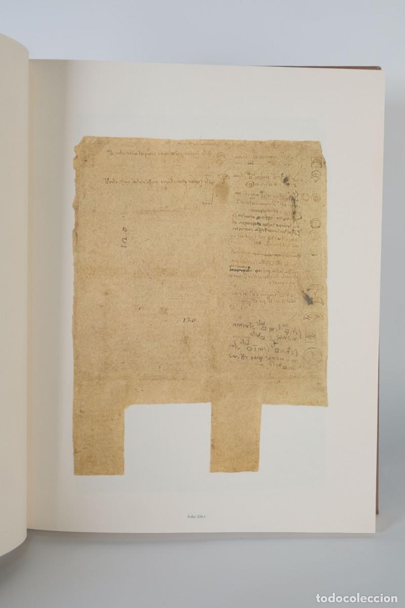 Libros de segunda mano: Leonardo Da Vinci, El c&oacute;dice atl&aacute;ntico - Volumen 6, l&aacute;minas 326-385 - Ediciones Folio, 2007 - Foto 6