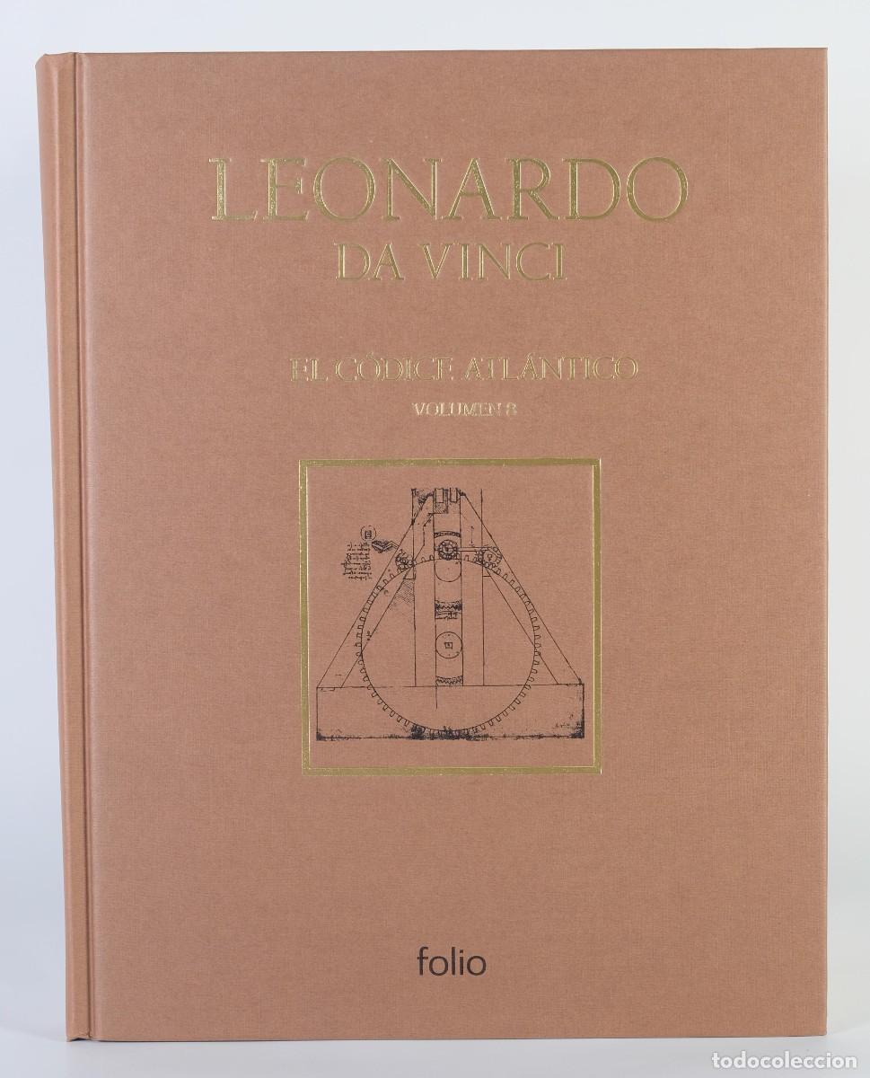 Libros de segunda mano: Leonardo Da Vinci, El c&oacute;dice atl&aacute;ntico - Volumen 8, l&aacute;minas 435-487 - Ediciones Folio, 2007 - Foto 1