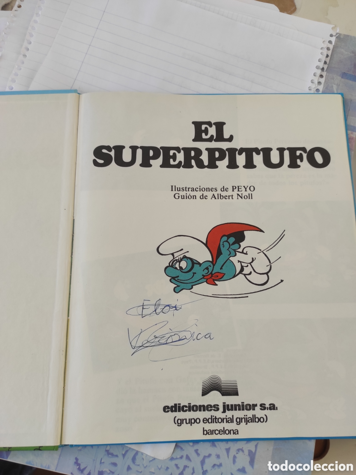 Libros de segunda mano: EL SUPERPITUFO 1983 ED JUNIOR,SA - Foto 2
