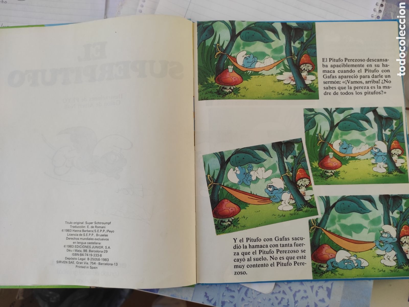 Libros de segunda mano: EL SUPERPITUFO 1983 ED JUNIOR,SA - Foto 3
