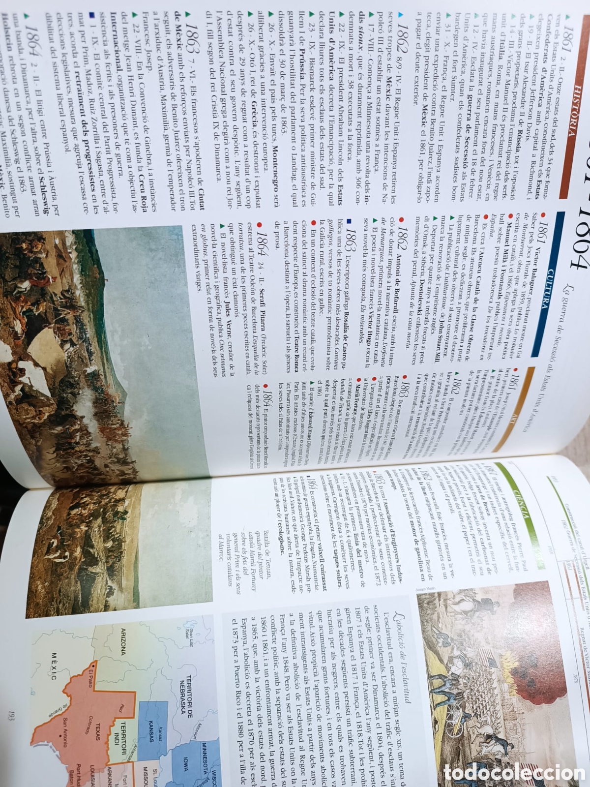 Libros de segunda mano: Cronolog&iacute;a dHist&ograve;ria del m&oacute;n - Foto 11