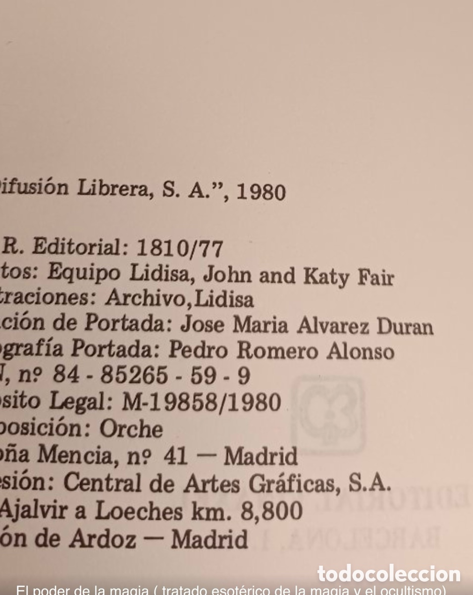 Libros de segunda mano: LIBRO EL PODER DE LA MAGIA - Foto 3