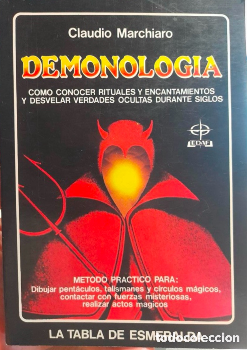 Libros de segunda mano: DEMONOLOG&Iacute;A DE CLAUDIO MARCHIARO 1984 - Foto 1