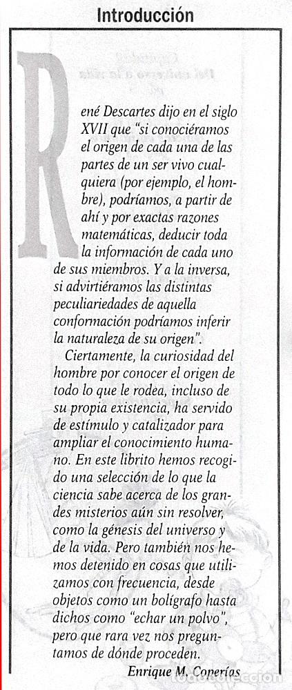 Libros de segunda mano: El libro de los Or&iacute;genes - Los libros de &ldquo;Muy interesante&rdquo; - Foto 3