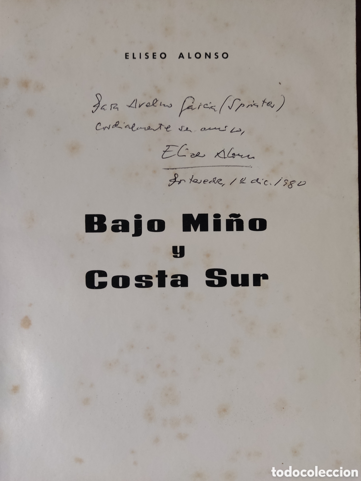 Libros de segunda mano: Bajo Mi&ntilde;o y costa Sur - Foto 2
