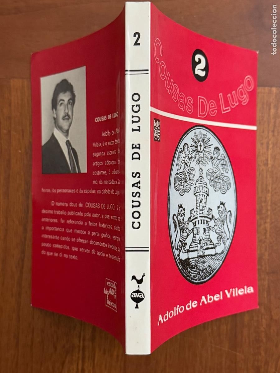 Libros de segunda mano: Adolfo de Abel Vilela. Cousas de Lugo. Galicia - Foto 3