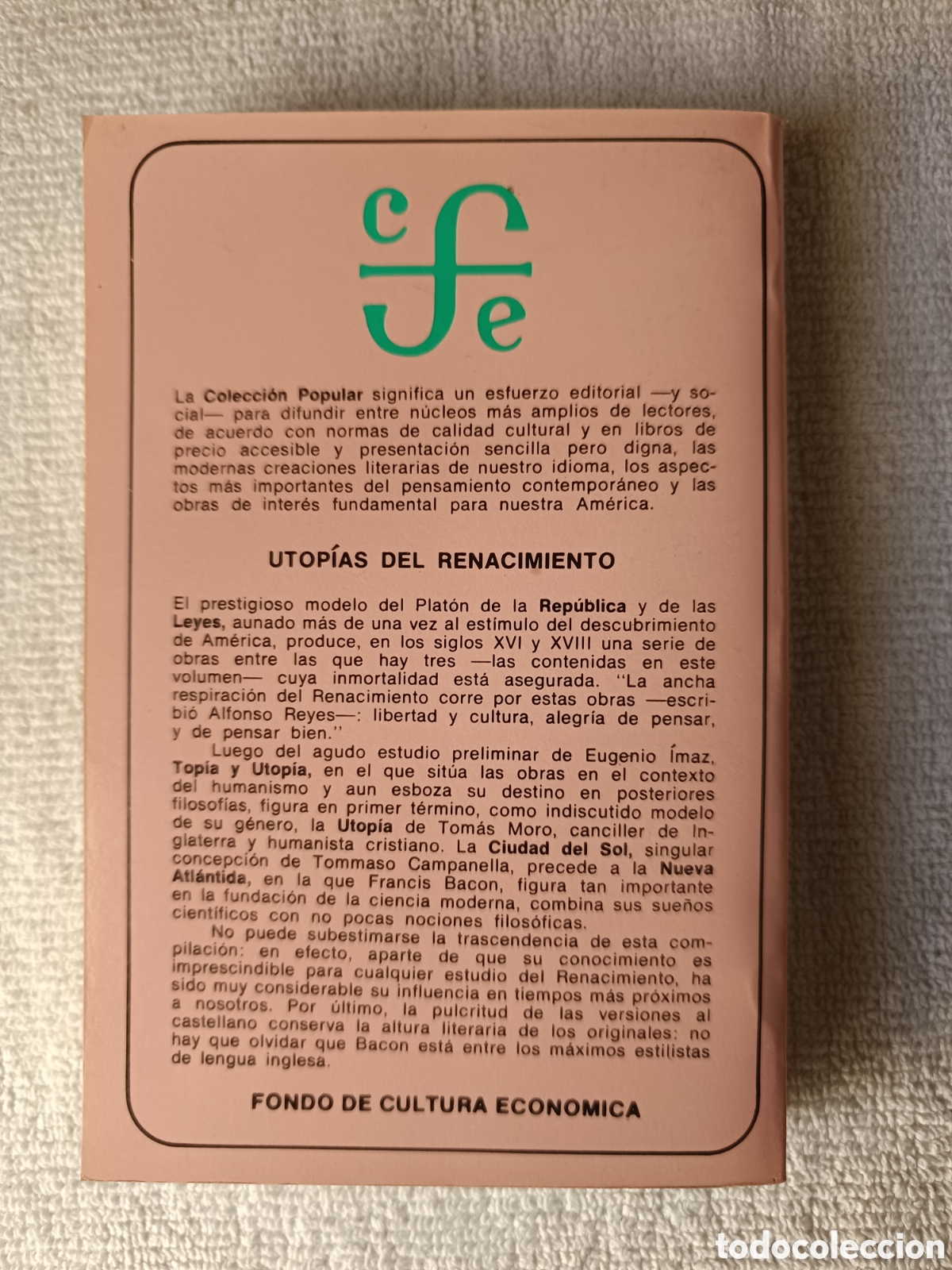 Libros de segunda mano: Utop&iacute;as del Renacimiento. Moro. Campanella. Bacon - Foto 2