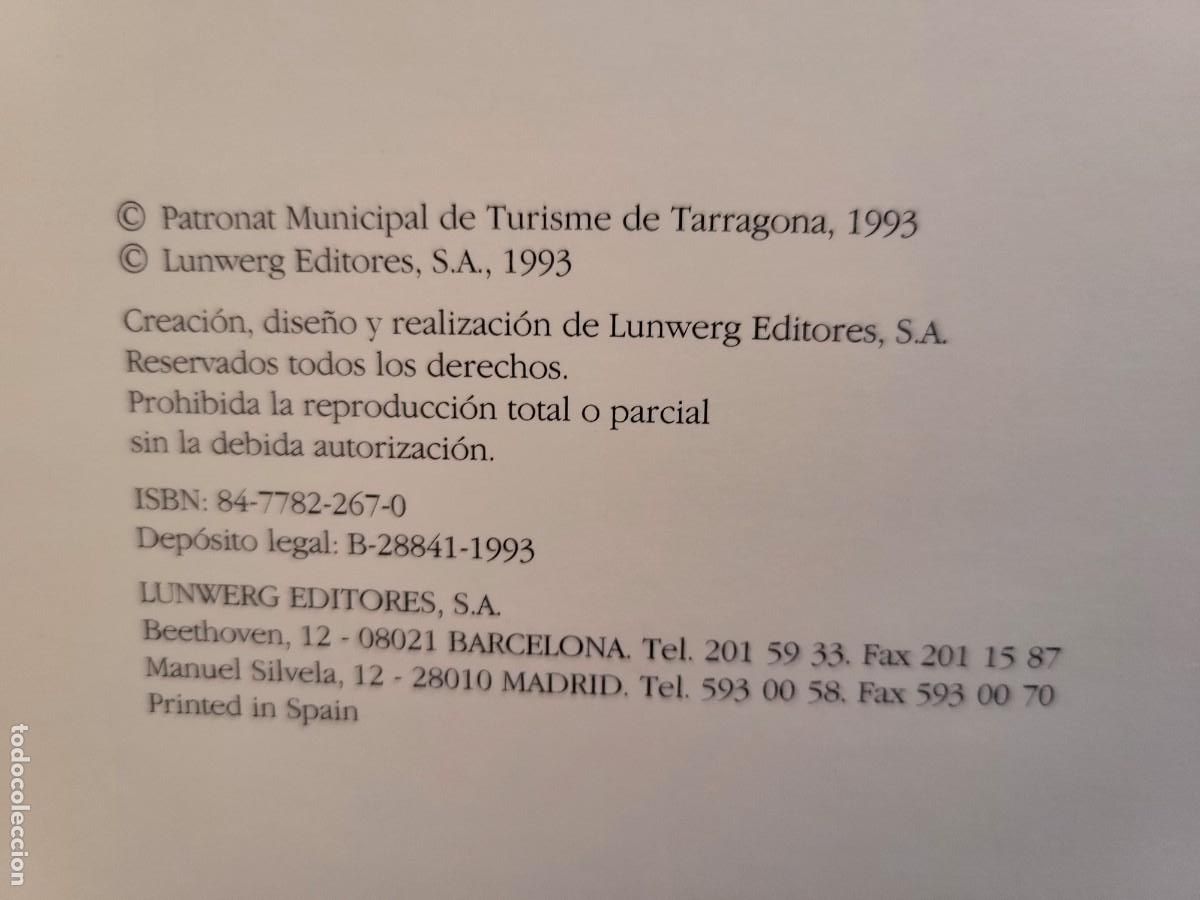 Libros de segunda mano: TARRAGONA ROMANA. EDICI&Oacute;N BILING&Uuml;E. CASTELLANO/INGL&Eacute;S - Foto 6