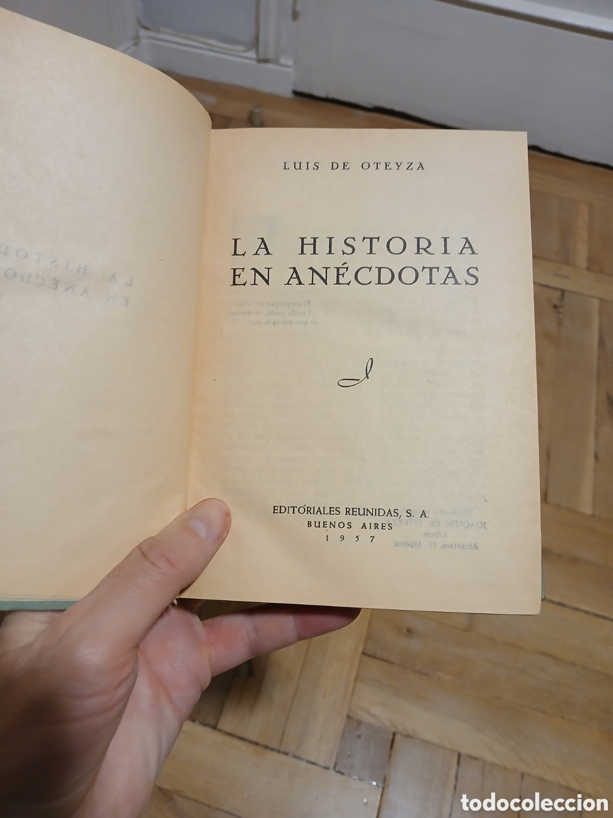 Libros de segunda mano: La historia en an&eacute;cdotas, Luis de Oteyza - Foto 2