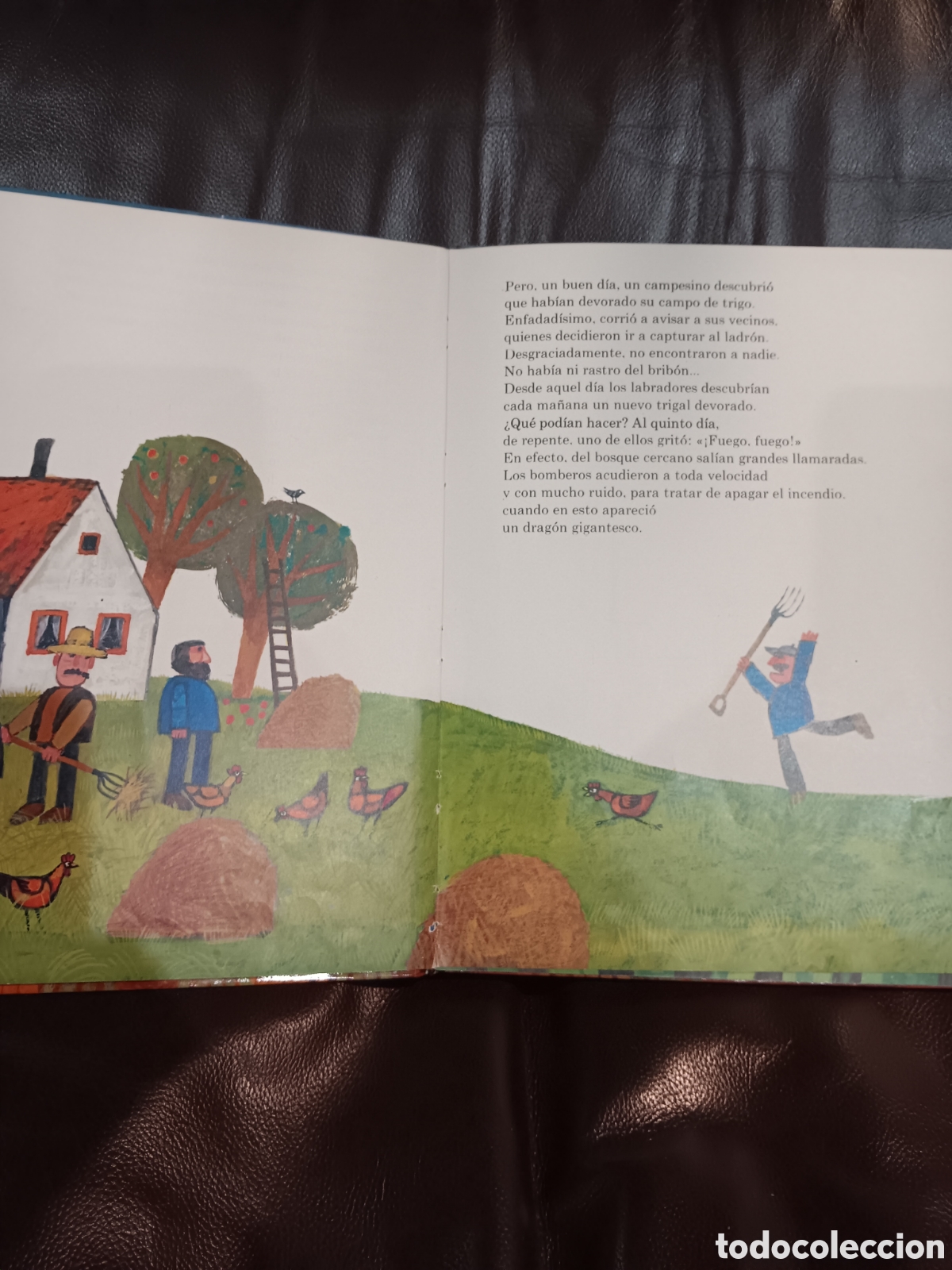 Libros de segunda mano: El gentil drag&oacute;n rojo. Texto e ilustraciones de M. Velthuys - Foto 2