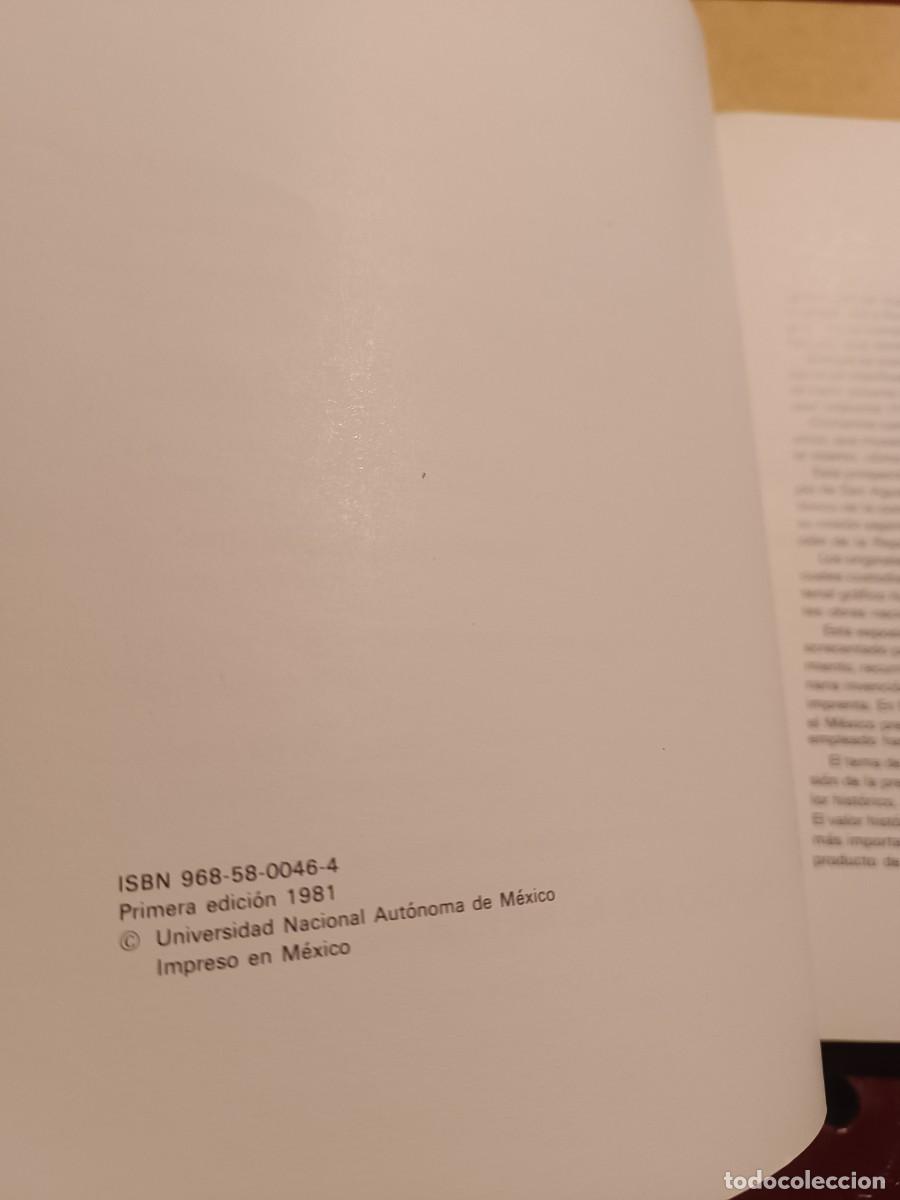 Libros de segunda mano: ORIGEN, DESARROLLO Y PROYECCION DE LA IMPRENTA EN MEXICO. - Foto 3