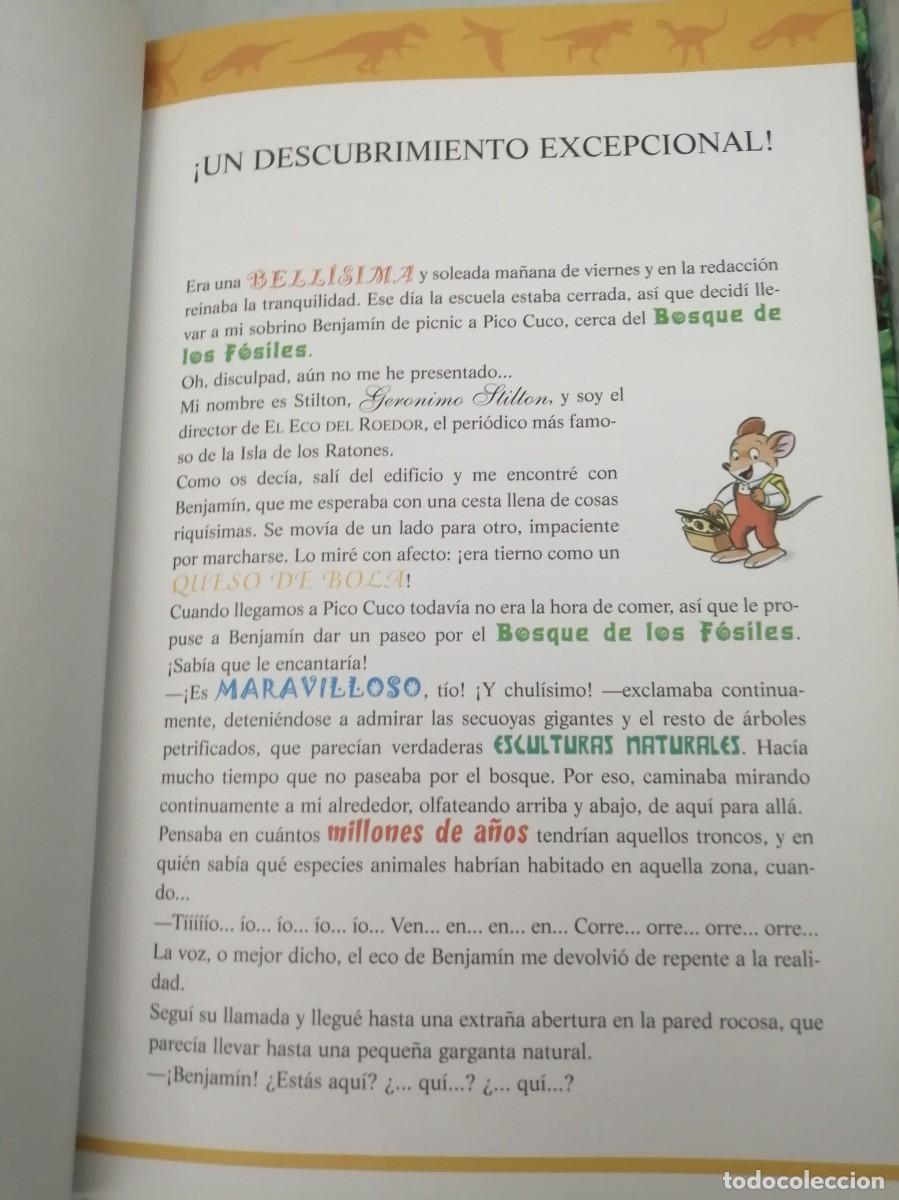 Libros de segunda mano: Geronimo Stilton: Dinosaurios (tapa dura) - Foto 7