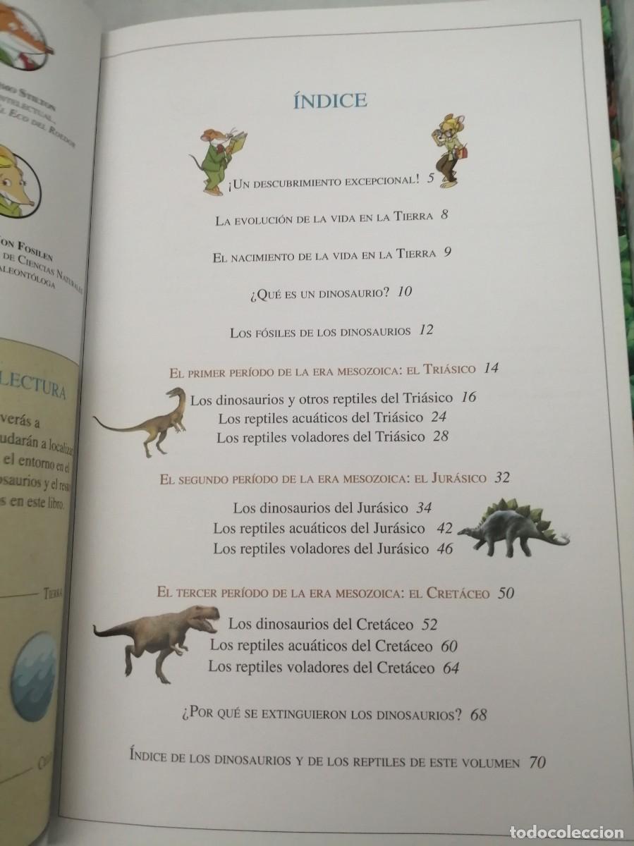 Libros de segunda mano: Geronimo Stilton: Dinosaurios (tapa dura) - Foto 8