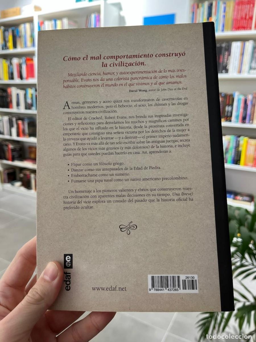 Libros de segunda mano: Una (breve) historia del vicio (Robert Evans) - Foto 2
