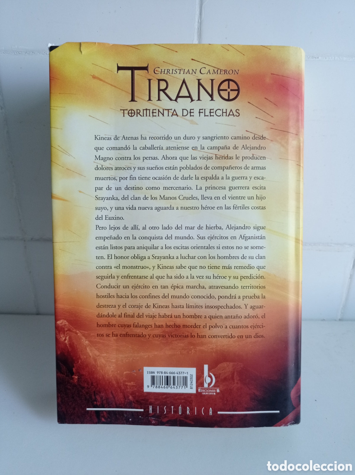 Libros de segunda mano: TIRANO, TORMENTA DE FLECHAS, CHRISTIAN CAMERON, EDICIONES B. ESTADO EXCELENTE - Foto 2