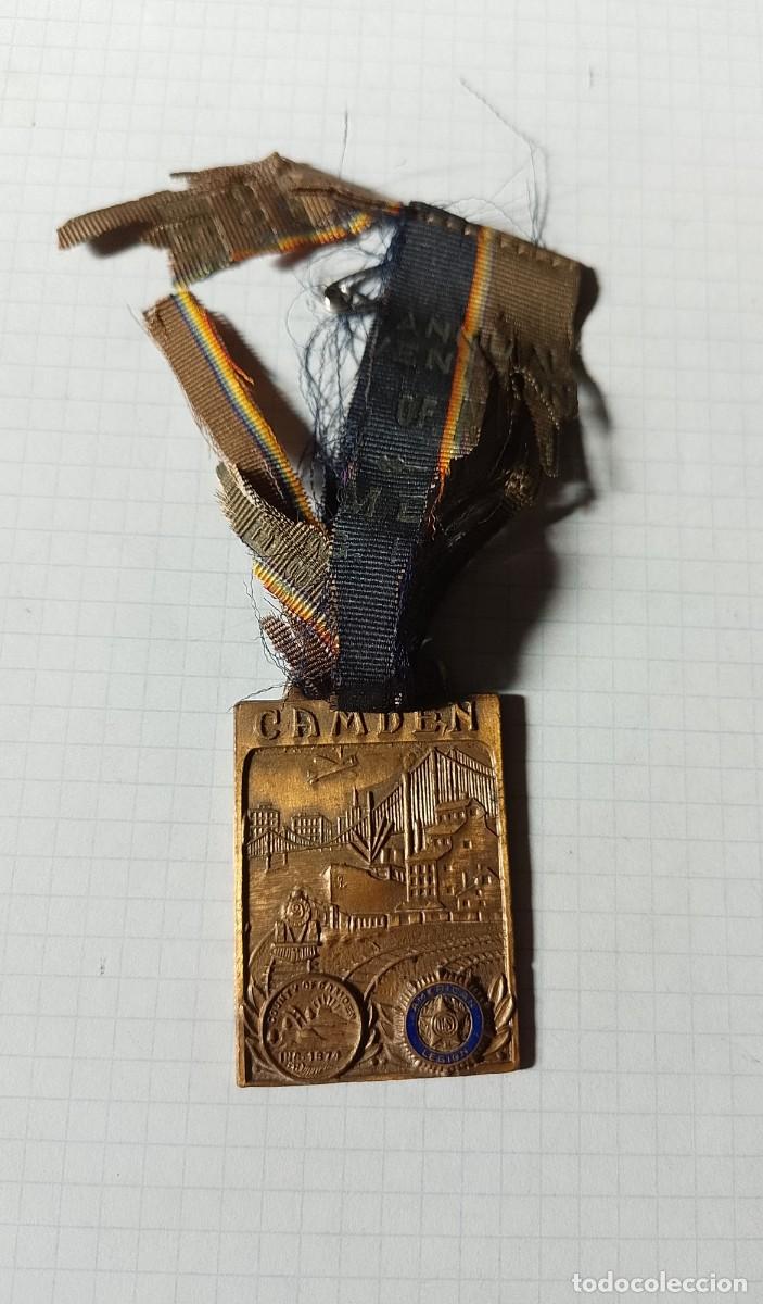 Libros de segunda mano: Medalla county of Candem 1874, american legion US