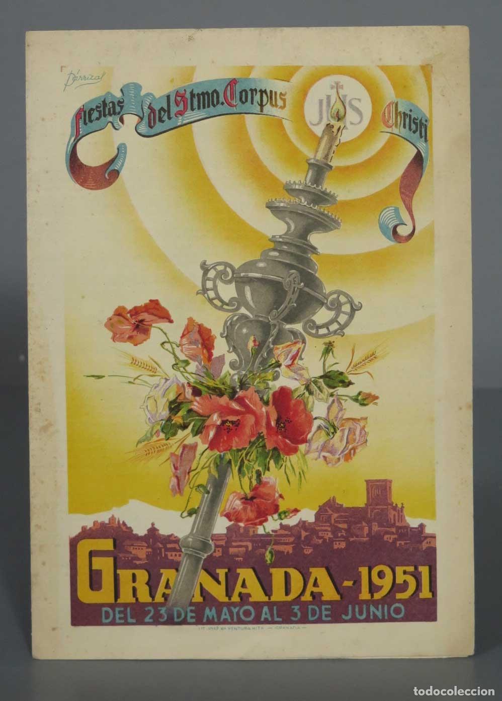 Libros de segunda mano: PROGRAMA. CORPUS CHRISTI. GRANADA. 1951 - Foto 1