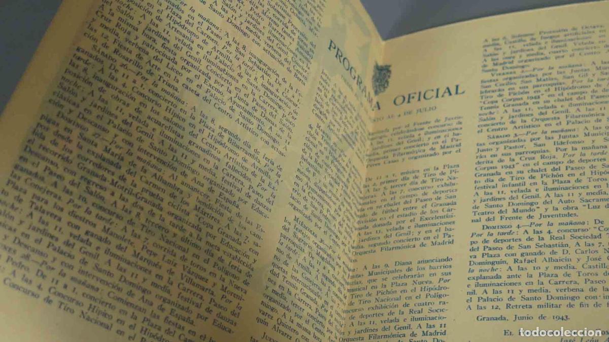 Libros de segunda mano: PROGRAMA. CORPUS CHRISTI. GRANADA. 1943 - Foto 2