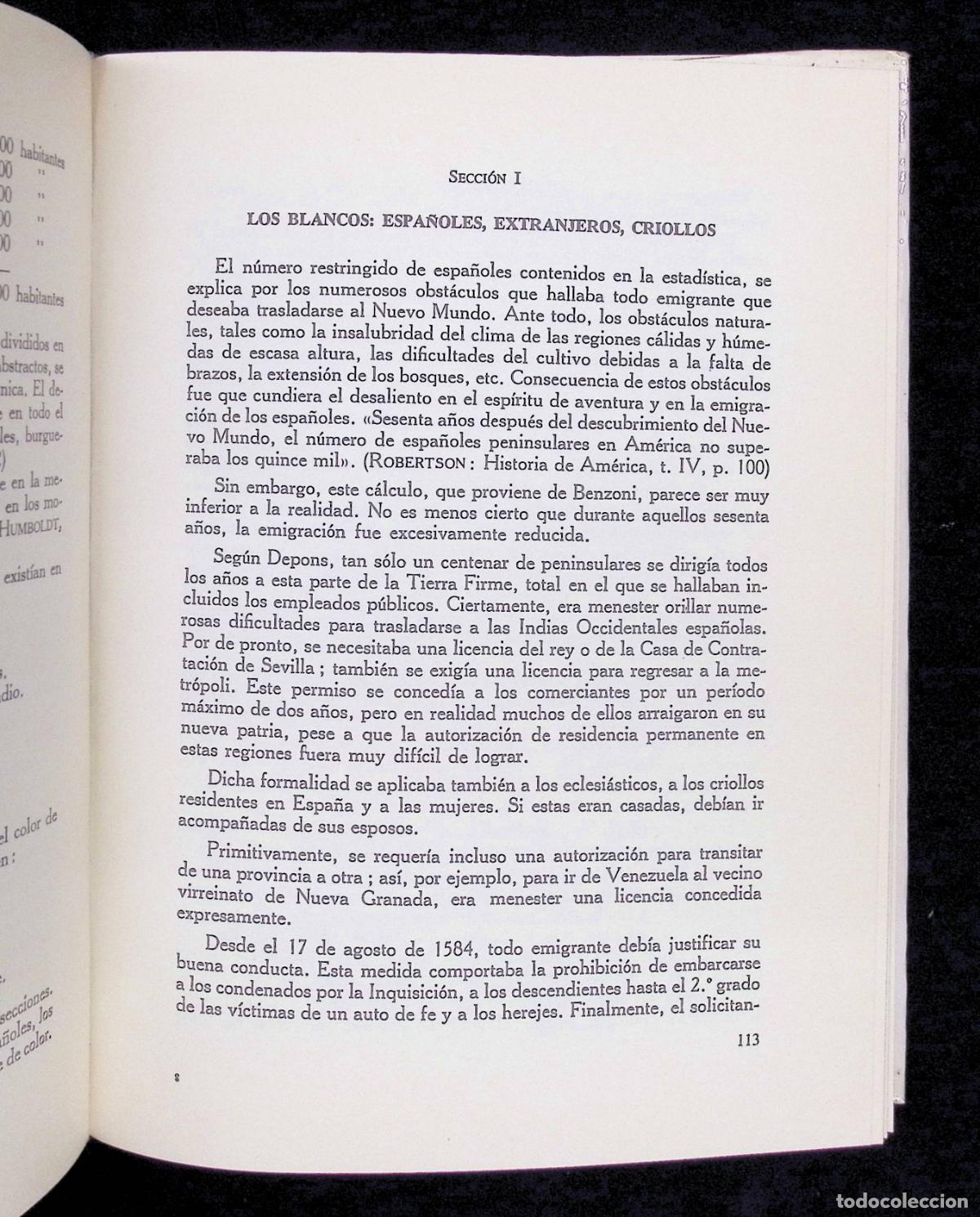 Libros de segunda mano: LA CAPITANIA GENERAL DE VENEZUELA. - SUCRE REYES, Jose. - Foto 4