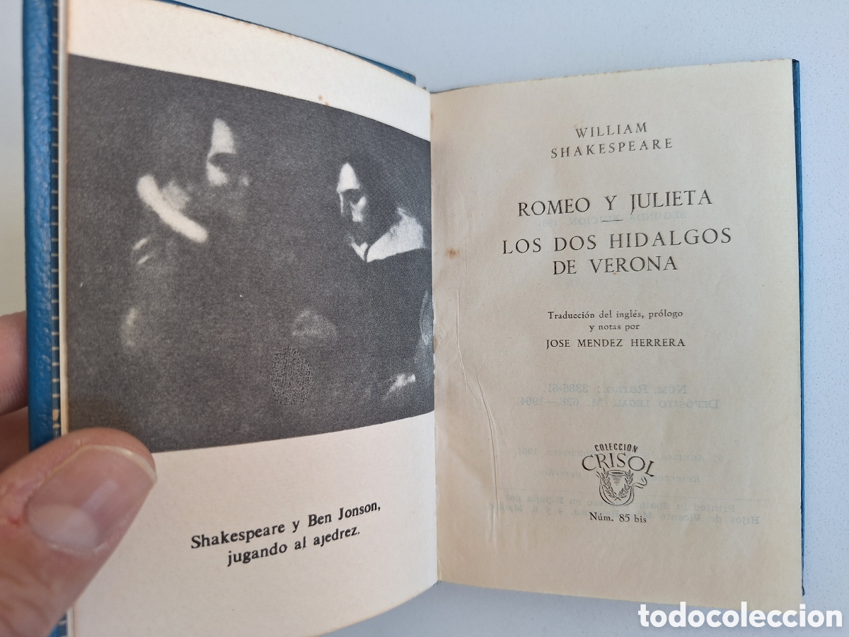 Libros de segunda mano: Crisol N. 85bis - Romeo y Julieta - Foto 4