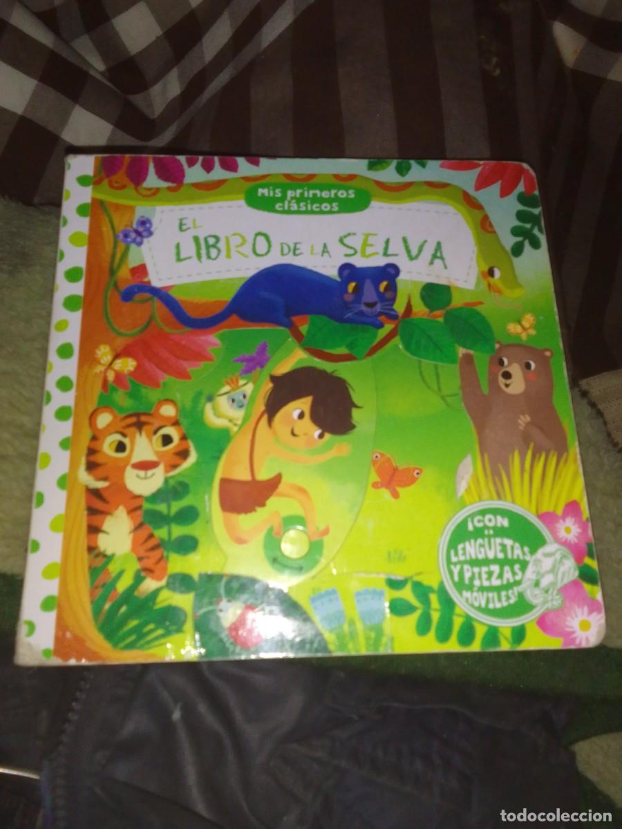 Libros de segunda mano: El libro de la selva con leng&uuml;etas y piezas m&oacute;viles bru&ntilde;o - Foto 1
