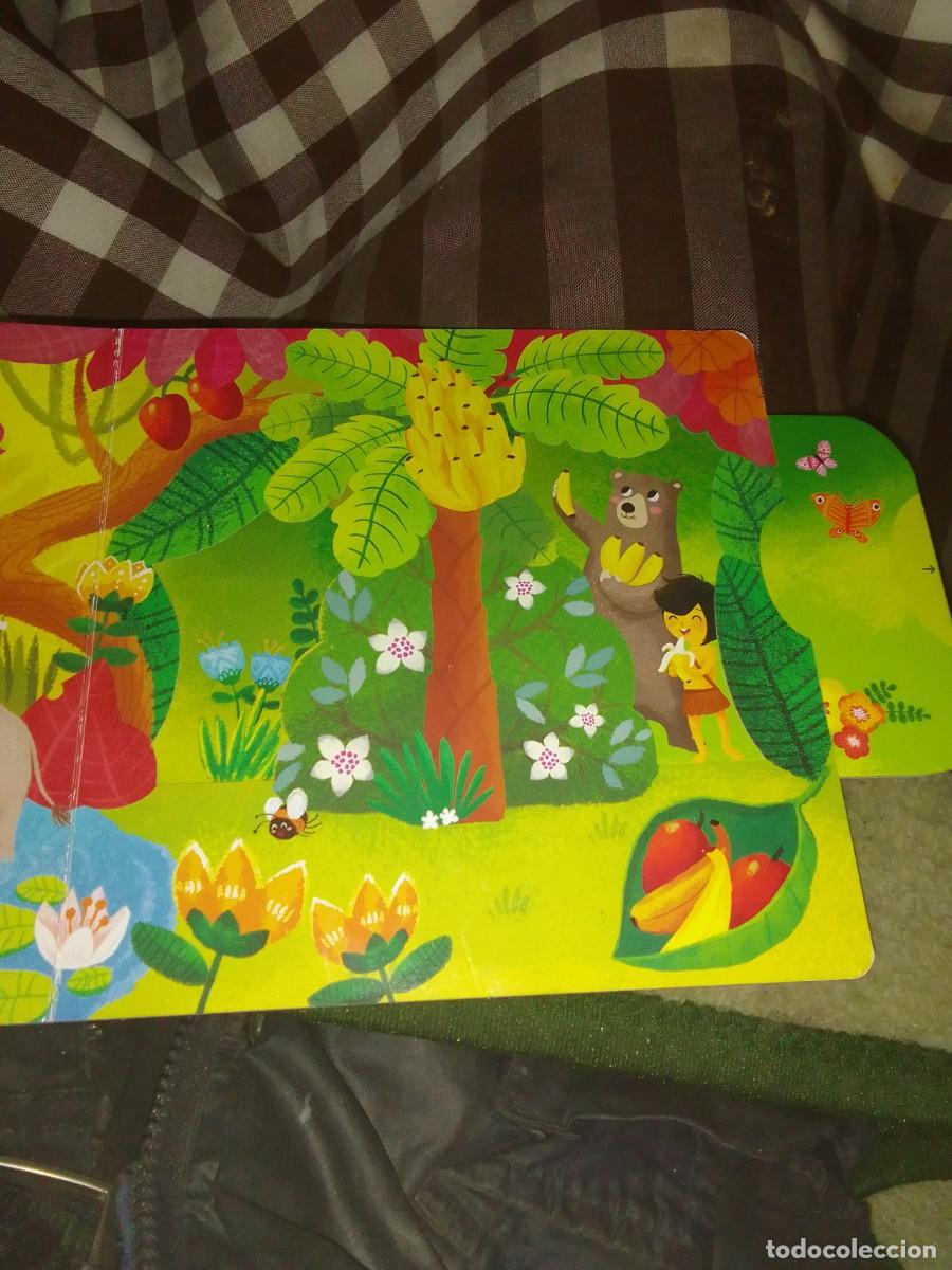 Libros de segunda mano: El libro de la selva con leng&uuml;etas y piezas m&oacute;viles bru&ntilde;o - Foto 3