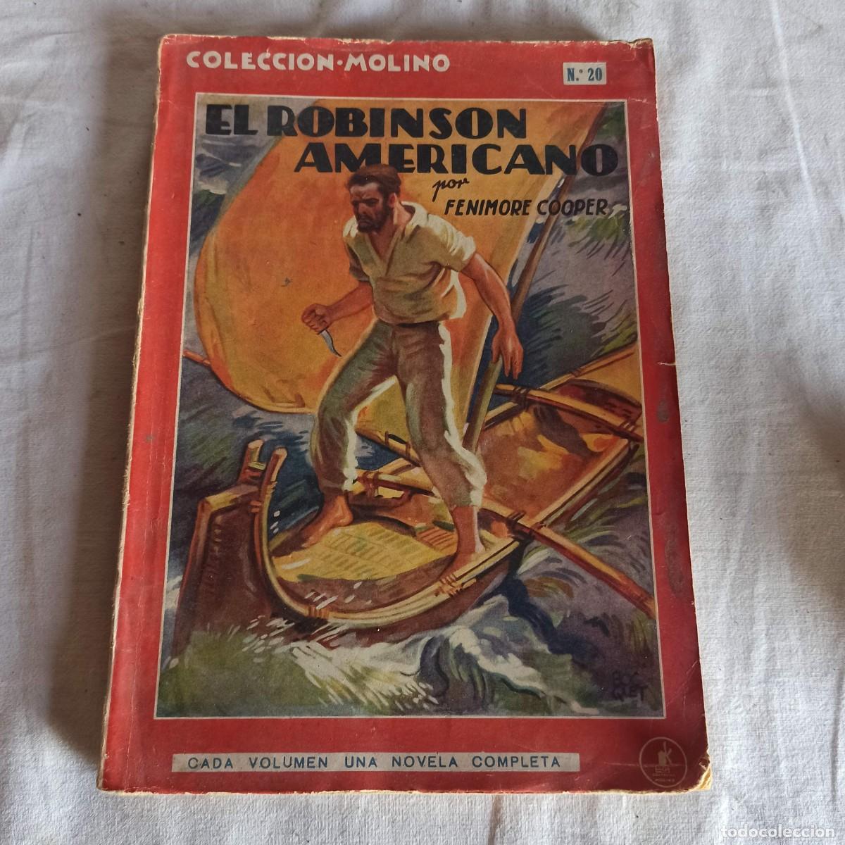 Libros de segunda mano: El Robinson Americano Colecci&oacute;n molino - Foto 1