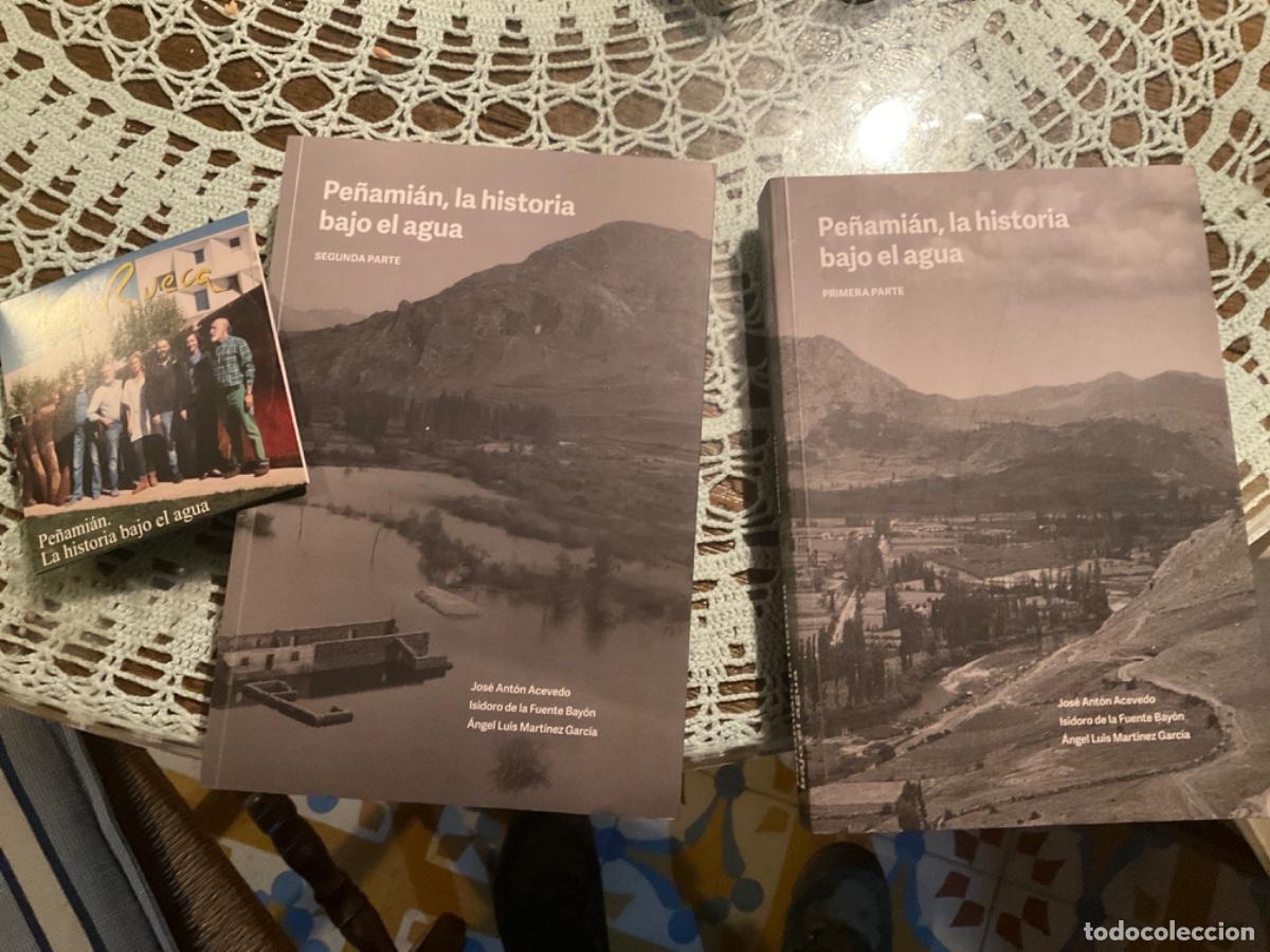 Gebrauchte B&uuml;cher: PE&Ntilde;AMIAN LA HISTORIA BAJO EL AGUA, 2 tomos JOSE ANTON ACEVEDO, 2018 y cd la rueca