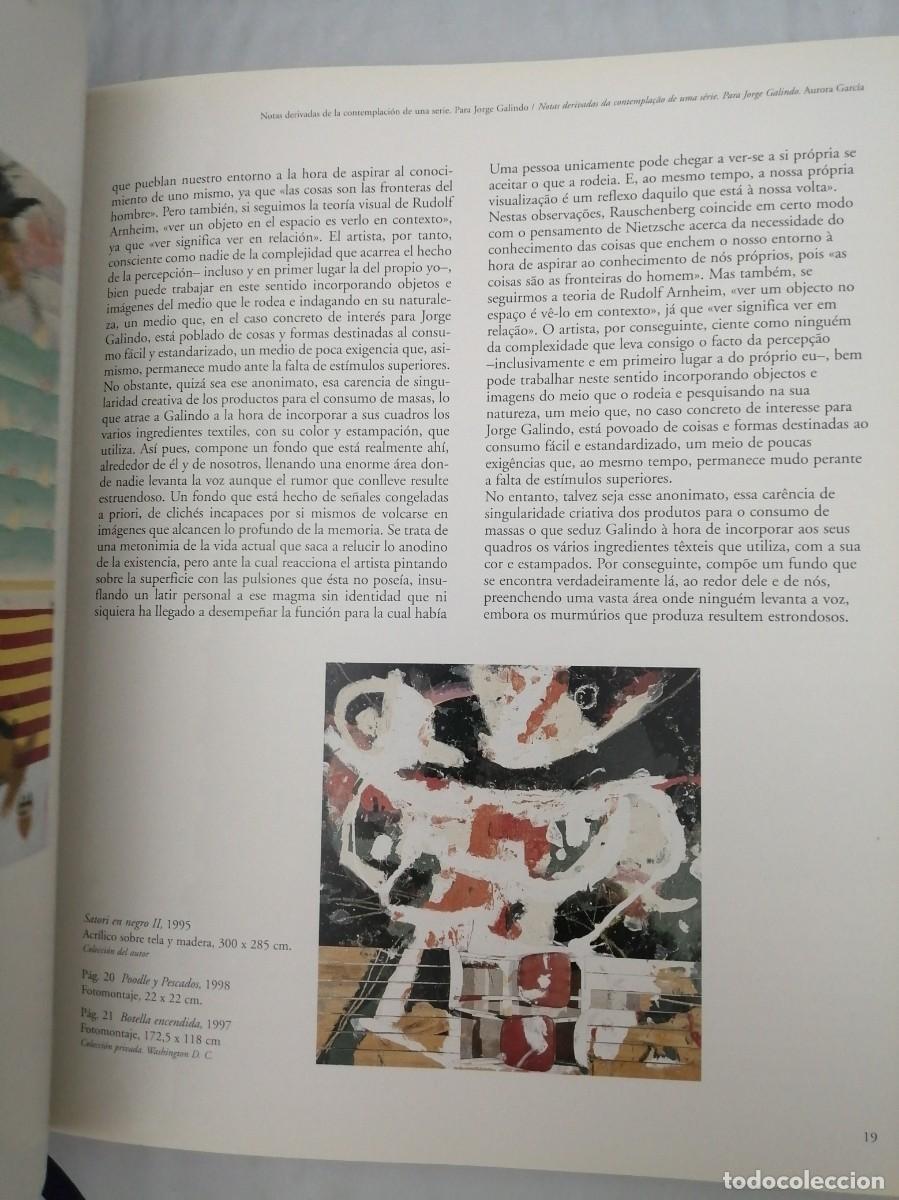 Libros de segunda mano: Jorge Galindo. Patchwork, 1996-1998 (Primera edici&oacute;n, tapa dura) - Foto 6