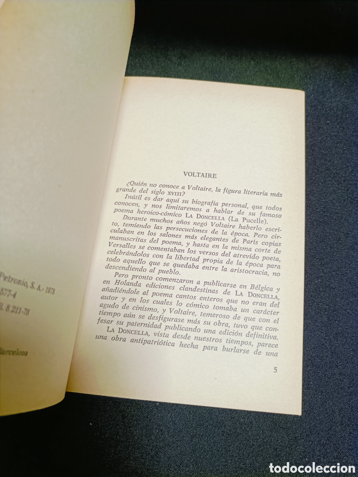 Libros de segunda mano: LA DONCELLA. VOLTAIRE - Foto 4