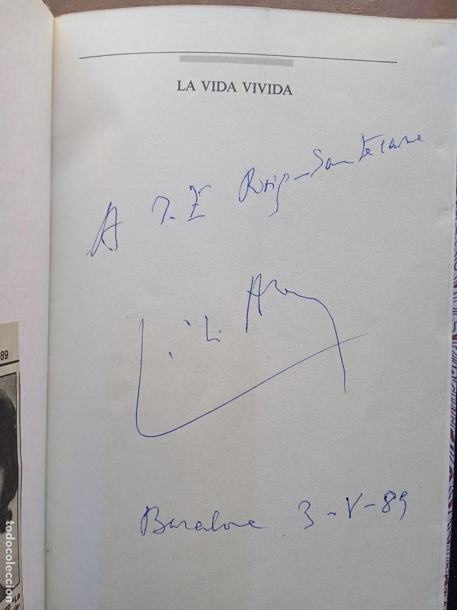 Libros de segunda mano: Lili &Aacute;lvarez la vida vivida, dedicado - Foto 3