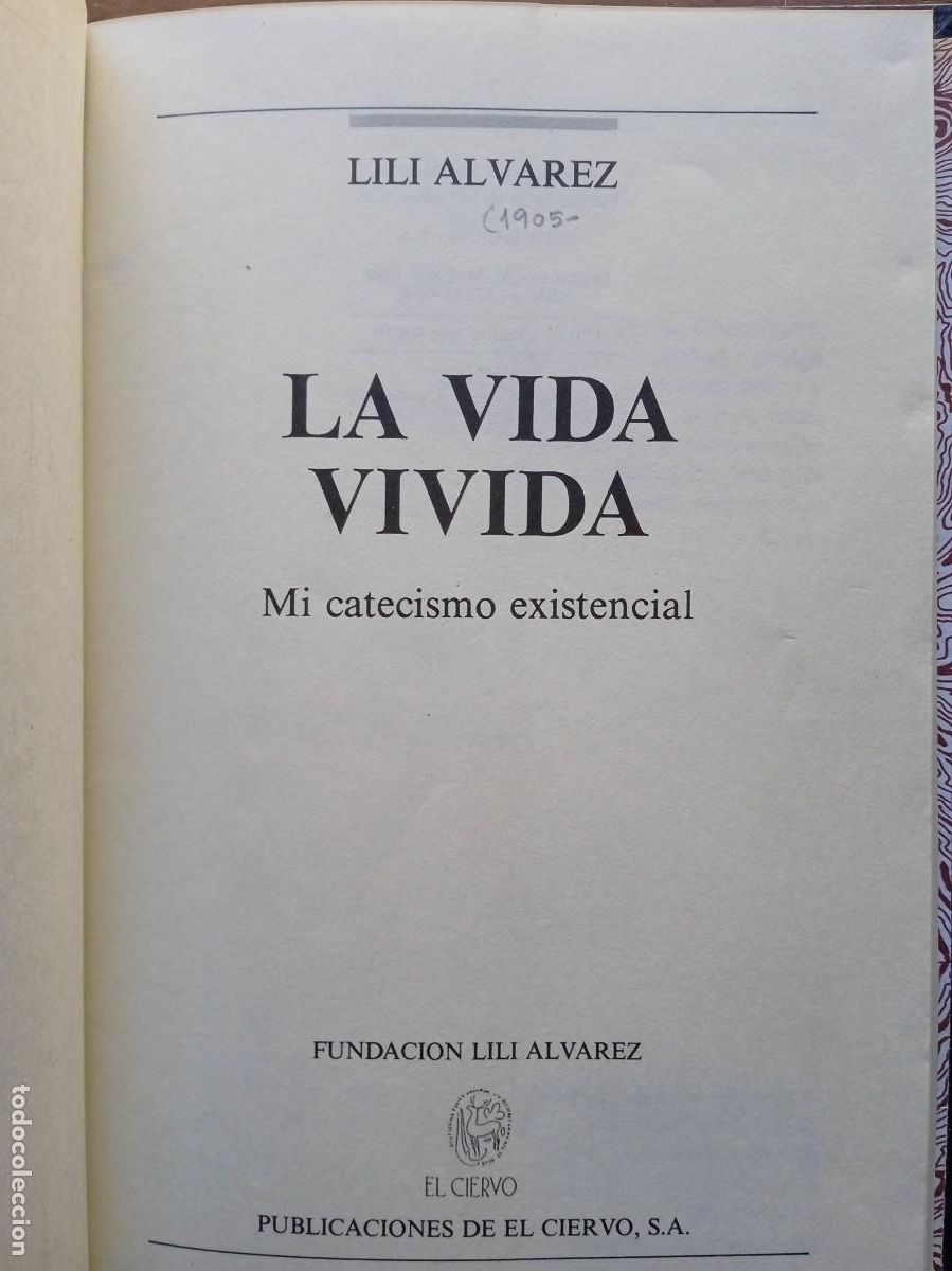 Libros de segunda mano: Lili &Aacute;lvarez la vida vivida, dedicado - Foto 4