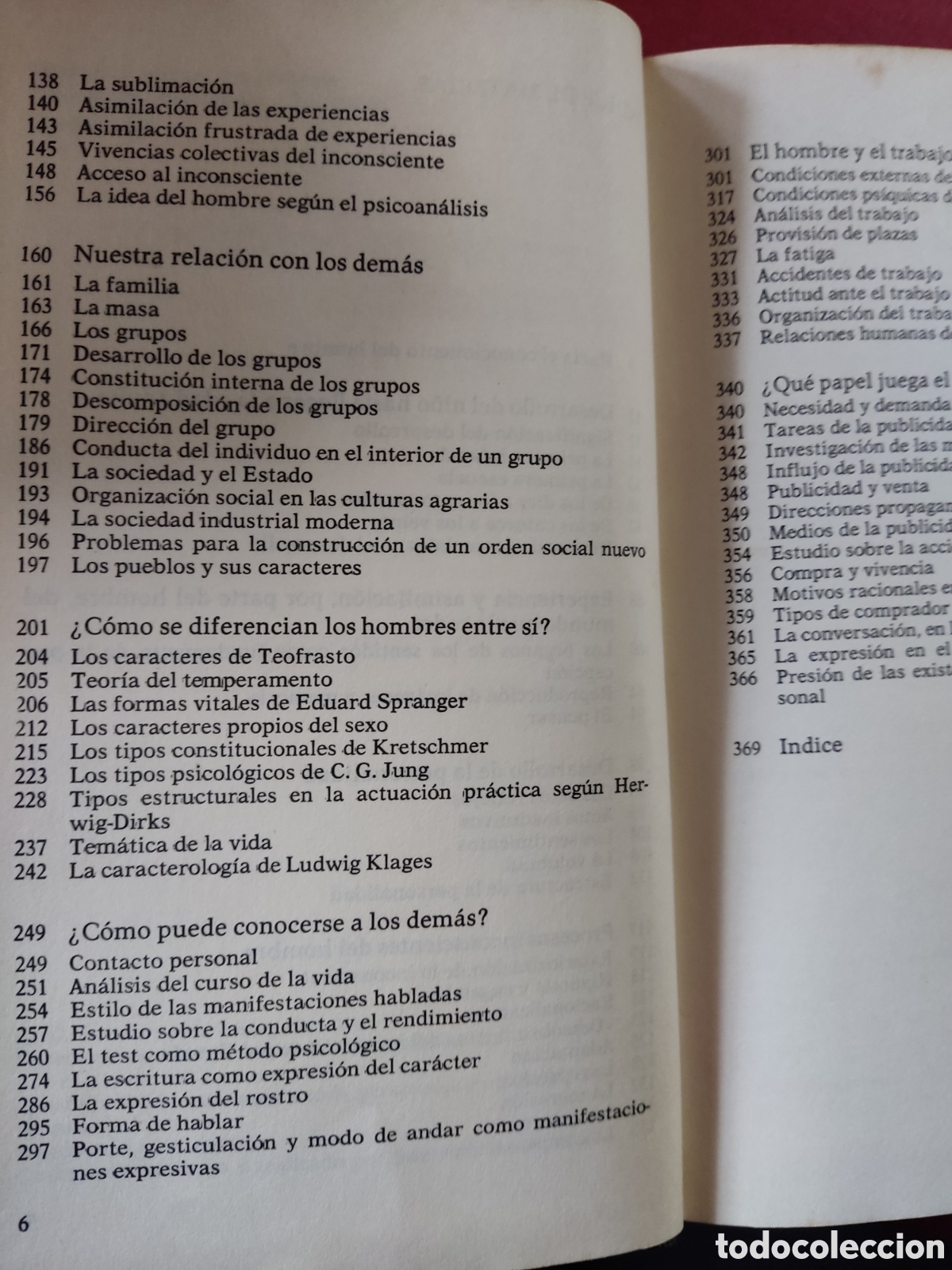 Libros de segunda mano: La Psicolog&iacute;a ( Heinz Dirks ) - Foto 6