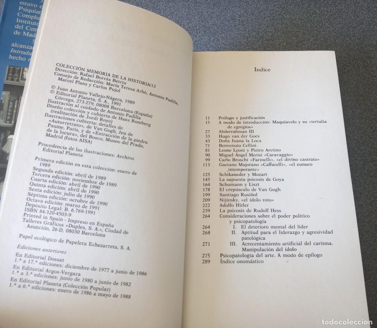 Libros de segunda mano: Locos Egregios Juan Antonio Vallejo N&aacute;gera - Foto 4