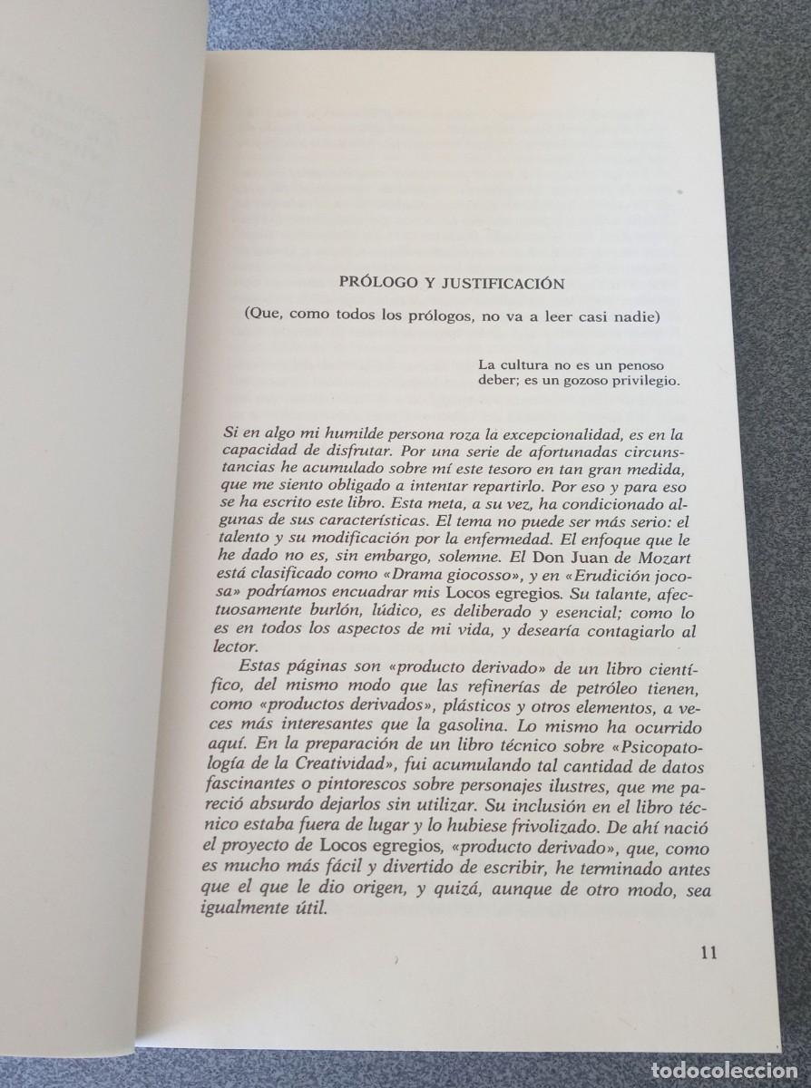 Libros de segunda mano: Locos Egregios Juan Antonio Vallejo N&aacute;gera - Foto 5
