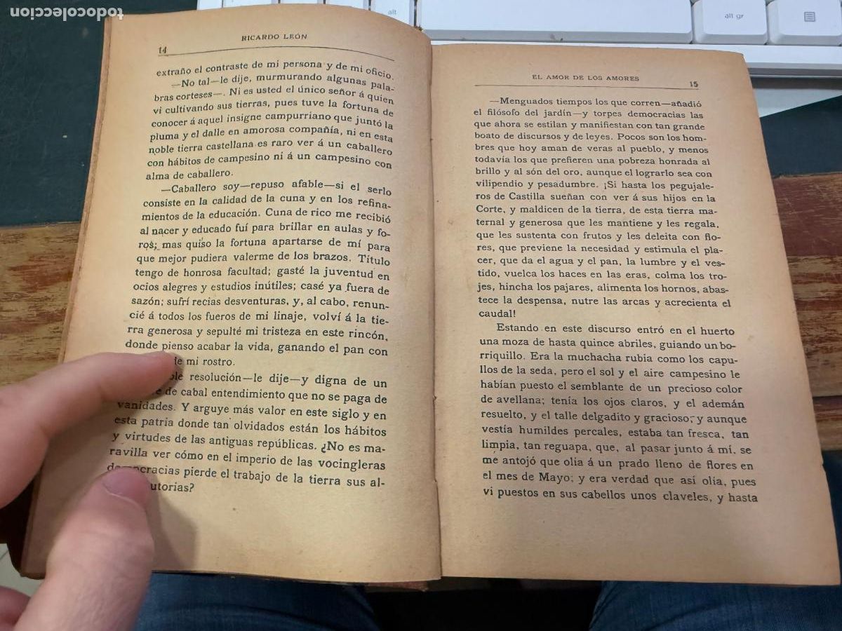 Libros de segunda mano: LIBRO EL AMOR DE LOS AMORES - 367 PAG - Foto 3
