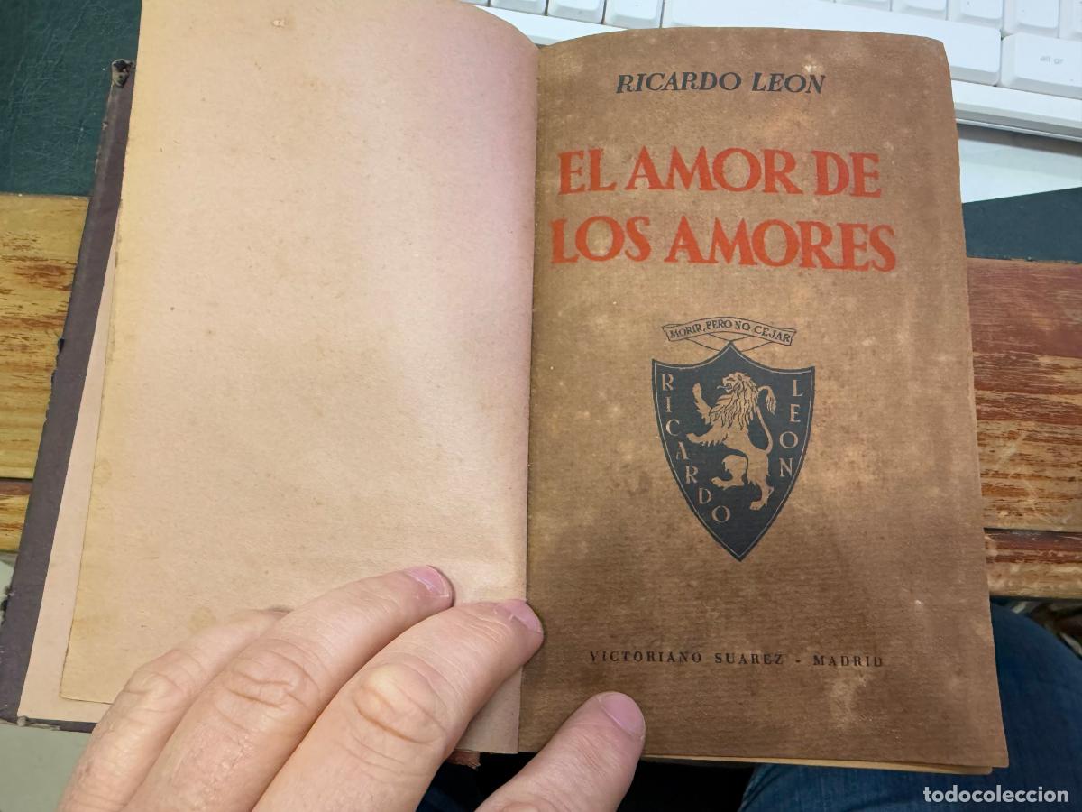 Libros de segunda mano: LIBRO EL AMOR DE LOS AMORES - 367 PAG - Foto 1