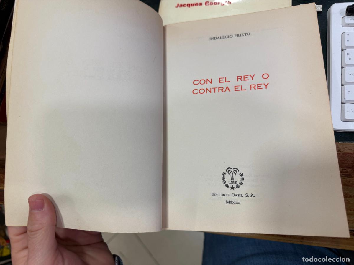 Libros de segunda mano: LIBRO CON EL REY O CONTRA EL REY - 310 PAG - Foto 2