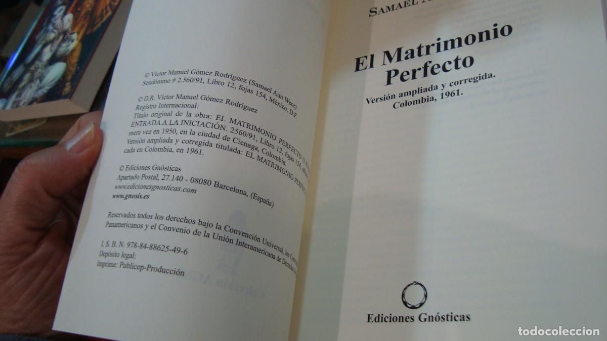 Libros de segunda mano: El matrimonio perfecto. Samael Aun Weor - Foto 2