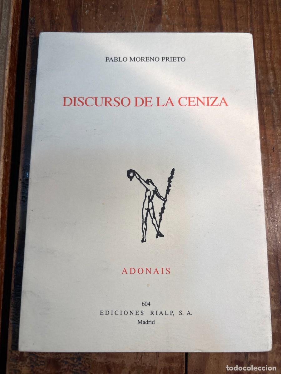 Libros de segunda mano: Discurso de la ceniza (Poes&iacute;a. Adonais) - Foto 1