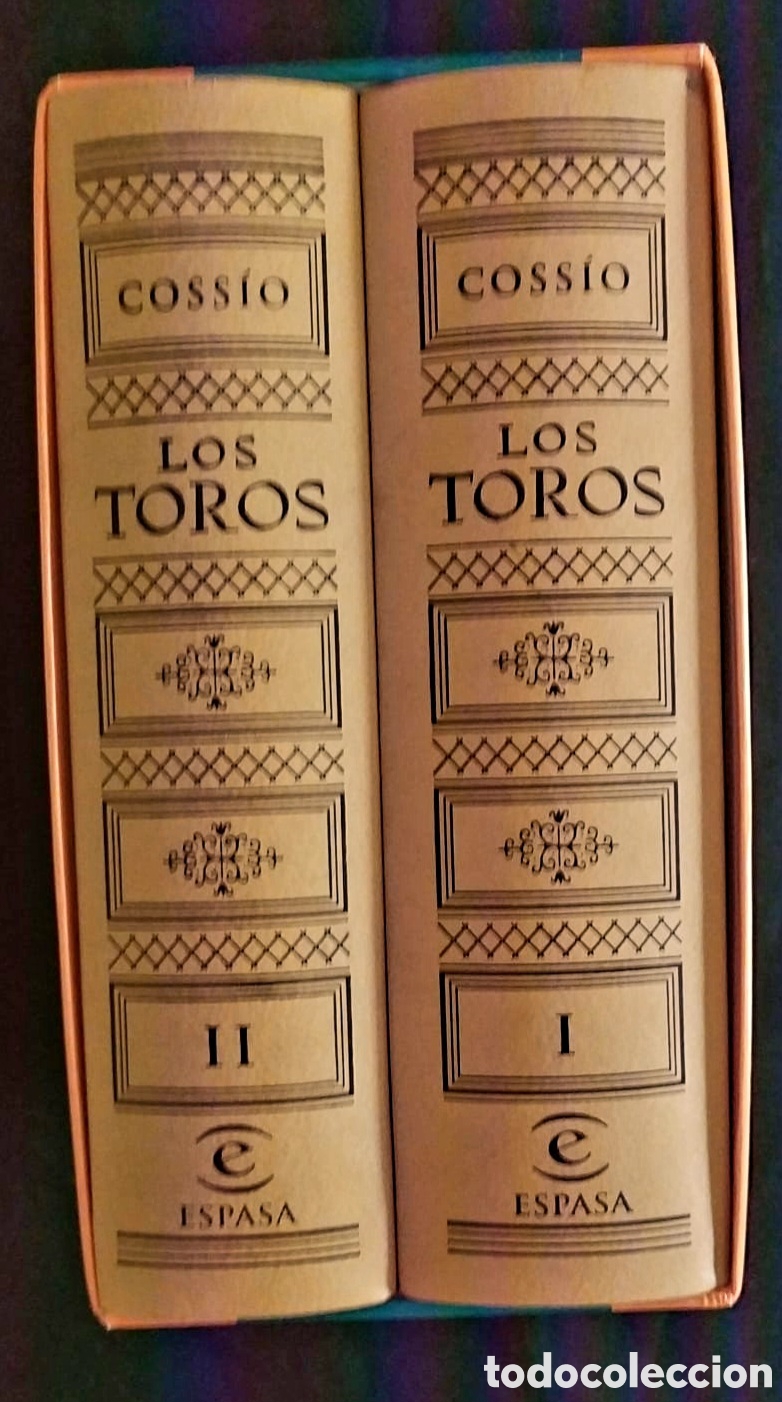 Libros de segunda mano: COSSIO: - LOS TOROS - II TOMOS. (1996) - Foto 1